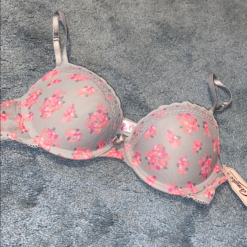 Floral Push Up Bra